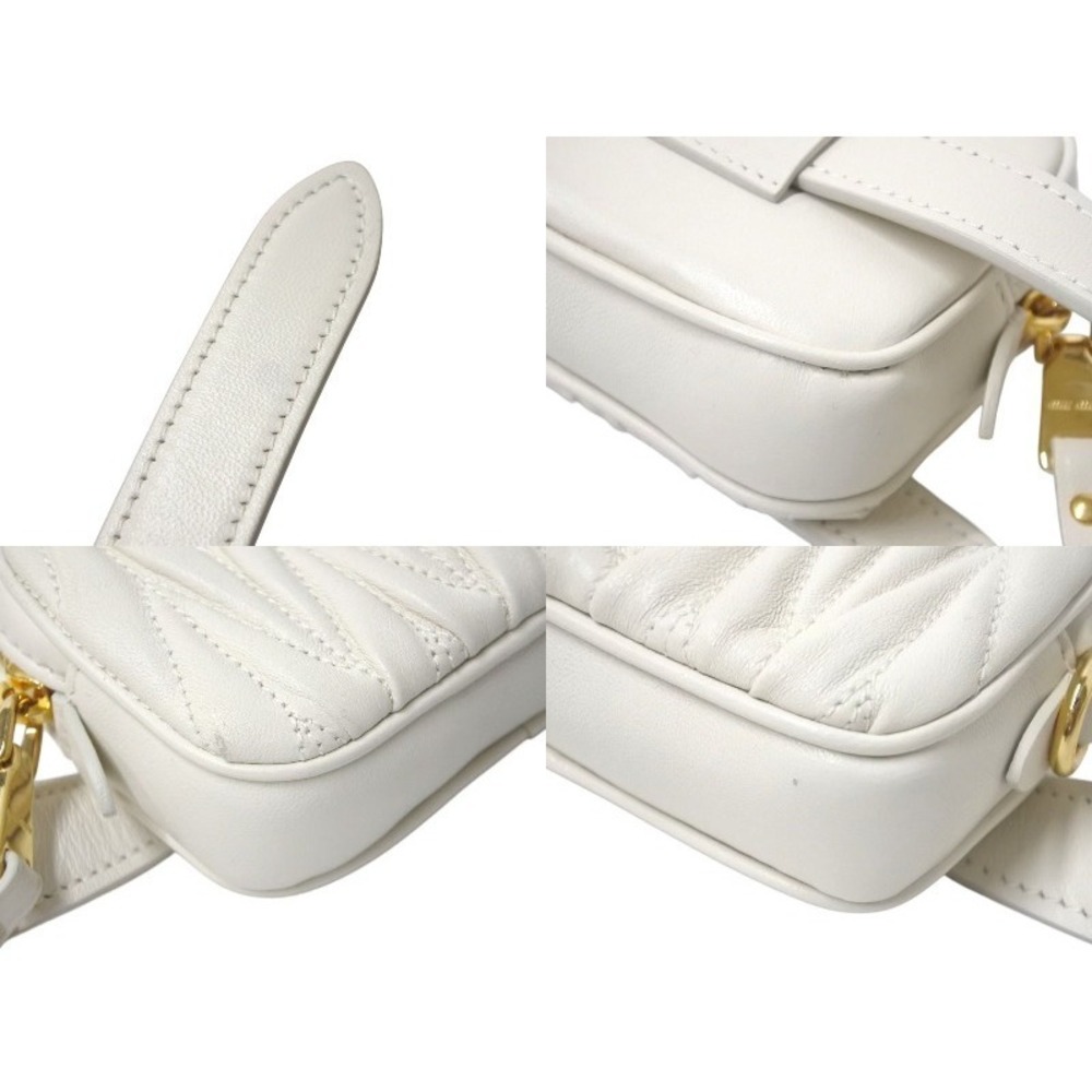 Miu Miu Matelasse shoulder bag handbag white - Picture 6 of 8